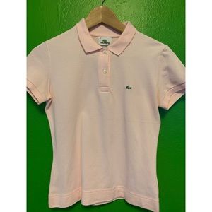 🐊 Classic Lacoste Polo ✦ Light Pink ✦ EUC 💕